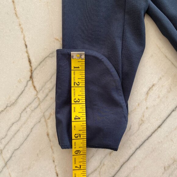 COS Navy blue tunic tulip hem Sz S contemporary classic versatile - Picture 10 of 10